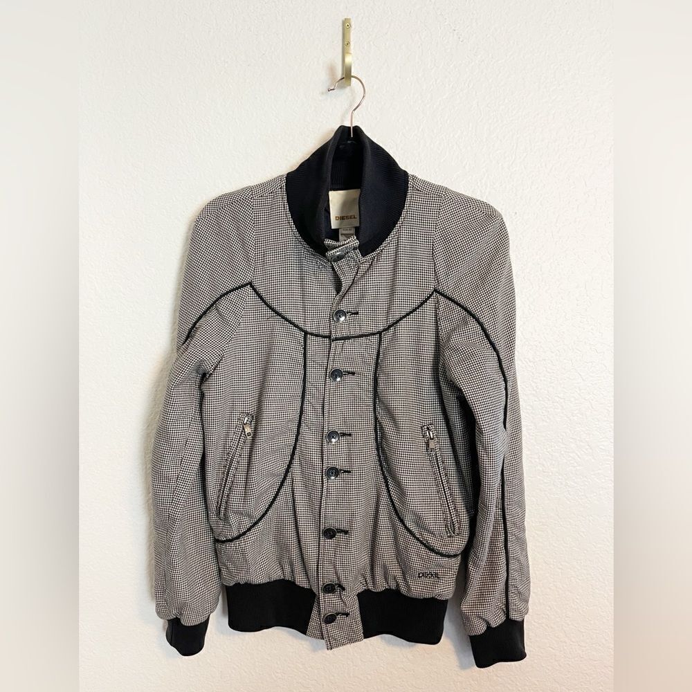 Vintage Diesel Y2K houndstooth Bomber Jacket black/white XS
NO Doubt Outfit SKA